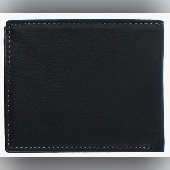 Timberland Men's Wellington Leather RFID Comnunter Security Black Wallet New - Picture 2 of 7